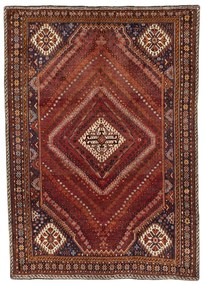 Shiraz Tappeto 290x200 Rosso (Iran) Annodato A Mano