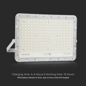 LED Proiettore solare da esterno LED/30W/3,2V 4000K bianco + +TC