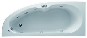 Kamalu - Vasca ad angolo semicircolare 135cm in acrilico | K-270