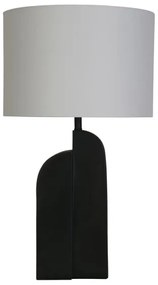 Searchlight EU61650BK - Lampada da tavolo PERTH 1xE27/60W/230V