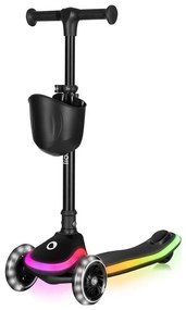 Lionelo - Monopattino per bambini MEY 3xAAA Nero Onice