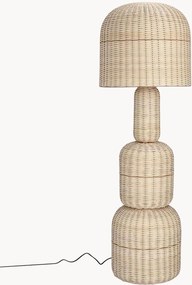 Lampada da terra in rattan Sikkim