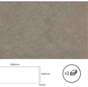 Tavola di formica Bertini Legno MDF 120 x 60 cm (2 Unità)