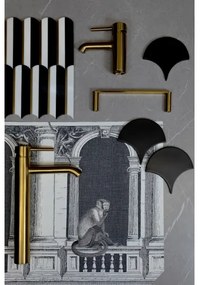 KFA Armatura 864-025-31 - Appendiabiti da parete 24 cm acciaio inossidabile/oro