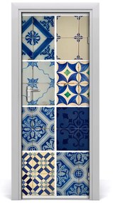 Sticker porta Piastrelle portoghesi 75x205 cm