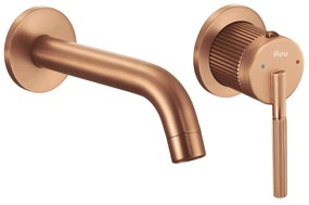 Rubinetto da parete Rea Argon Brush Copper + BOX