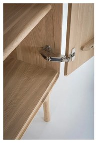 Cassettiera in rovere massiccio Fawn - Gazzda