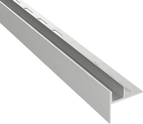 Mexen Line-B listello inclinato per vetro 120 cm sinistro, inox - 181004120L