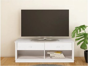 Mobile TV bianco in legno di pino 137x47 cm Anita - Støraa