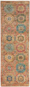 Samarkand Tappeto orientale 80x240 Giallo (Pakistan) Annodato A Mano