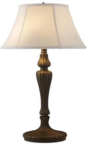 Searchlight EU46091WH - Lampada da tavolo AMY 1xE27/60W/230V