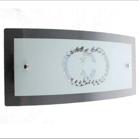 Applique LED neoclassico Claudia bianco,