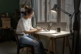 Osram - LED lampada da scrivania dimmerabile con morsetto OFFICE LINE LED/9W/230V 3000K nera