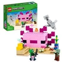 LEGO MINECRAFT LA CASA DELL AXOLOTL CON ACCESSORI