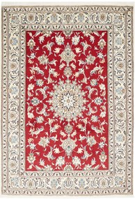Nain Tappeto persiano 170x240 Rosso (Iran) Annodato A Mano