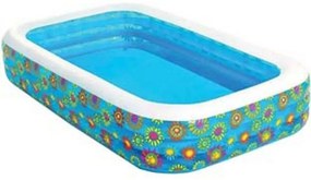 Bestway - piscina 'family' rettangolare 3 anelli +6 anni - CM.305X183X56H. - peso KG.8 (ART.54121)