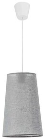 Duolla - Lampadario a sospensione con filo SOUL 1xE27/40W/230V diametro 19,4 cm grigio chiaro