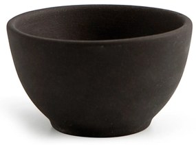 Ciotola Quid Mineral Ceramica Nero (9 x 5 cm) (18 Unità)