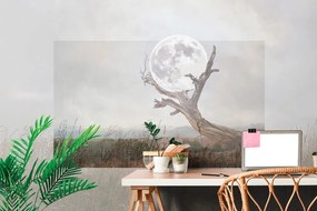 Carta da parati – Luna tra le braccia dell'albero
