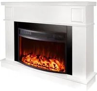 Camino Elettrico da Pavimento 95x145x30 cm Effetto Fiamma 1850W Marina xl & Elbrus