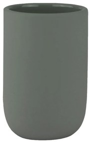 Tazza in ceramica verde per spazzolini da denti Lotus - Mette Ditmer Denmark