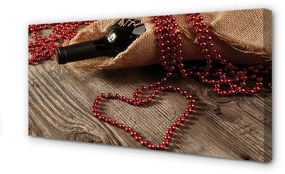 Quadro su tela Corallo per il cuore del vino 100x50 cm