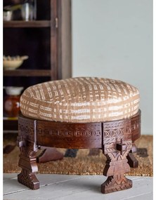 Sgabello beige-marrone scuro Paloma - Bloomingville