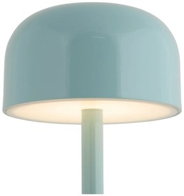 Lampada da tavolo a LED di colore azzurro con paralume in metallo (altezza 24,5 cm) James - Leitmotiv