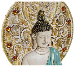 Decorazione da Parete DKD Home Decor Buddha Resina (20 x 4 x 30.3 cm) (3 pezzi)