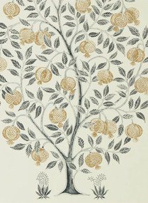 Sanderson Carta da parati Anaar Tree - Charcoal/ Gold