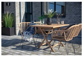 Set di 2 sedie da giardino in rattan artificiale Trieste - House Nordic