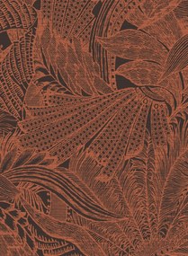 Arte International Carta da parati Symbiosis - Maroon