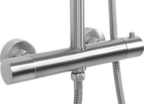 Set doccia con termostato REA VINCENT NICKEL BRUSH INOX