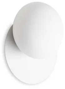 Lampada da parete ninfea ap1 bianco