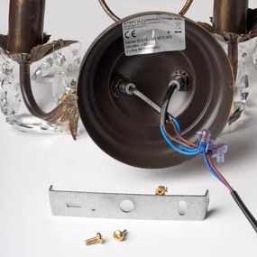 ONLI - Applique TERESA 2xE14/6W/230V bronzo