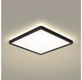 Brilagi - Lampada LED da bagno ULTRA SLIM LED/24W/230V 42x42 cm nero IP54