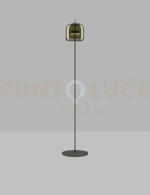 Jube lampada da terra p verde antico trasparente nero opaco 2 l2415...