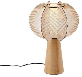 Lampada da tavolo Japandi beige 47 cm - Gertie
