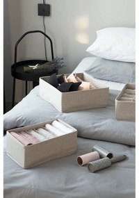 Organizzatore per cassetti beige con scomparti Cassetto, 29 x 11 cm - Bigso Box of Sweden