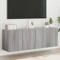 Mobili TV a Parete 2pz Grigio Sonoma 60x30x41 cmcod mxl 86098