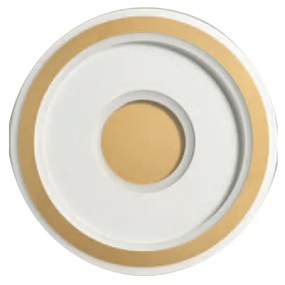 Plafoniera Contemporanea Loop Metallo Oro Opaco Led 46W