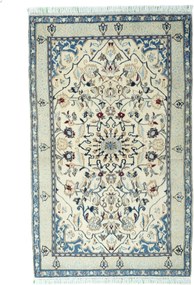 Nain Tappeto persiano 150 x 90 Beige (Iran) Annodato A Mano