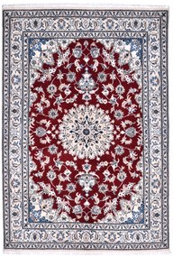 Nain Tappeto persiano 160x240 Rosso (Iran) Annodato A Mano
