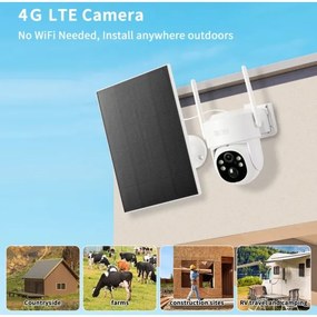 Immax NEO 07804L-Camera solare smart SENTRY 9000mAh Wi-Fi Tuya IP65