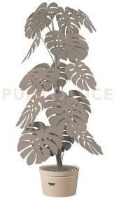 Lampada da terra moderna monstera grande verde salvia