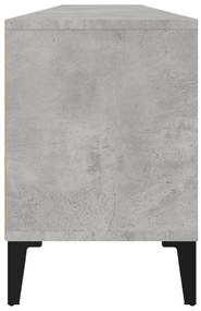 Mobile TV Grigio Cemento 150x30x44,5 cm Legno Multistrato