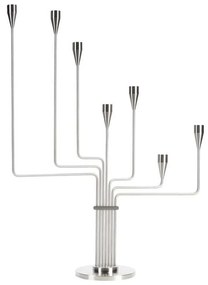 Piet Hein - Karlsvognen Candle Holder H63 Stainless Steel Piet Hein