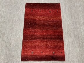 Loribaft Tappeto 80x120 Rosso (Iran) Annodato A Mano