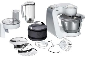 Bosch Haushalt MUM58W20 Robot da cucina 1000 W Bianco, Argento (opaco)