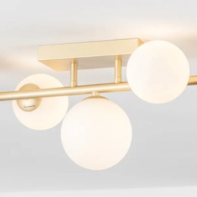 Brilagi - Lampadario a plafone LED MILLA 7xG9/3W/230V oro/bianco